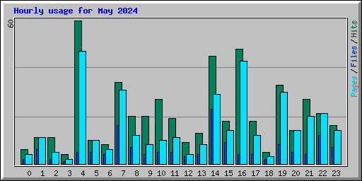 Hourly usage for May 2024
