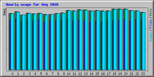 Hourly usage for May 2026